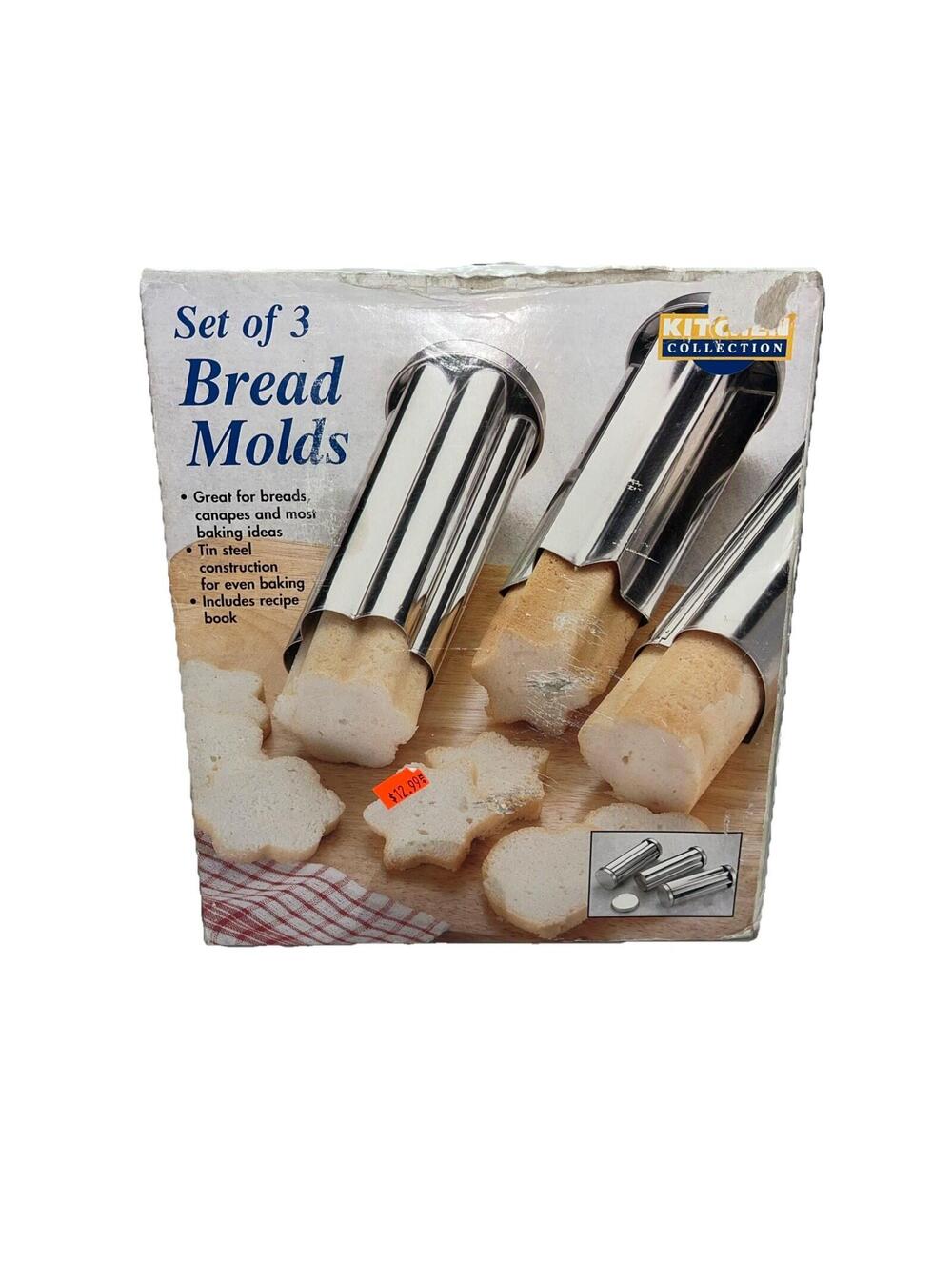 Kitchen Collection Bread Molds, Set of 3